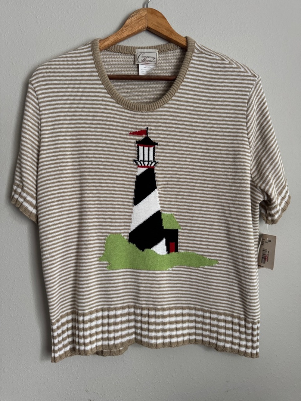 Vtg Company Collection Nautical Lighthouse Sweater